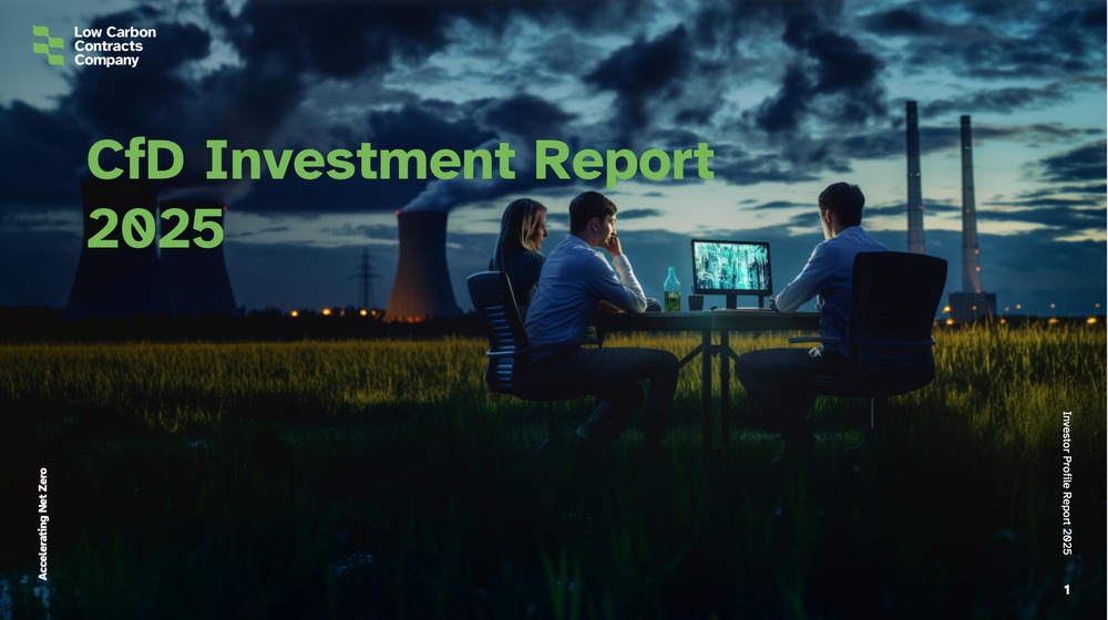 CfD Investment Report 2025.